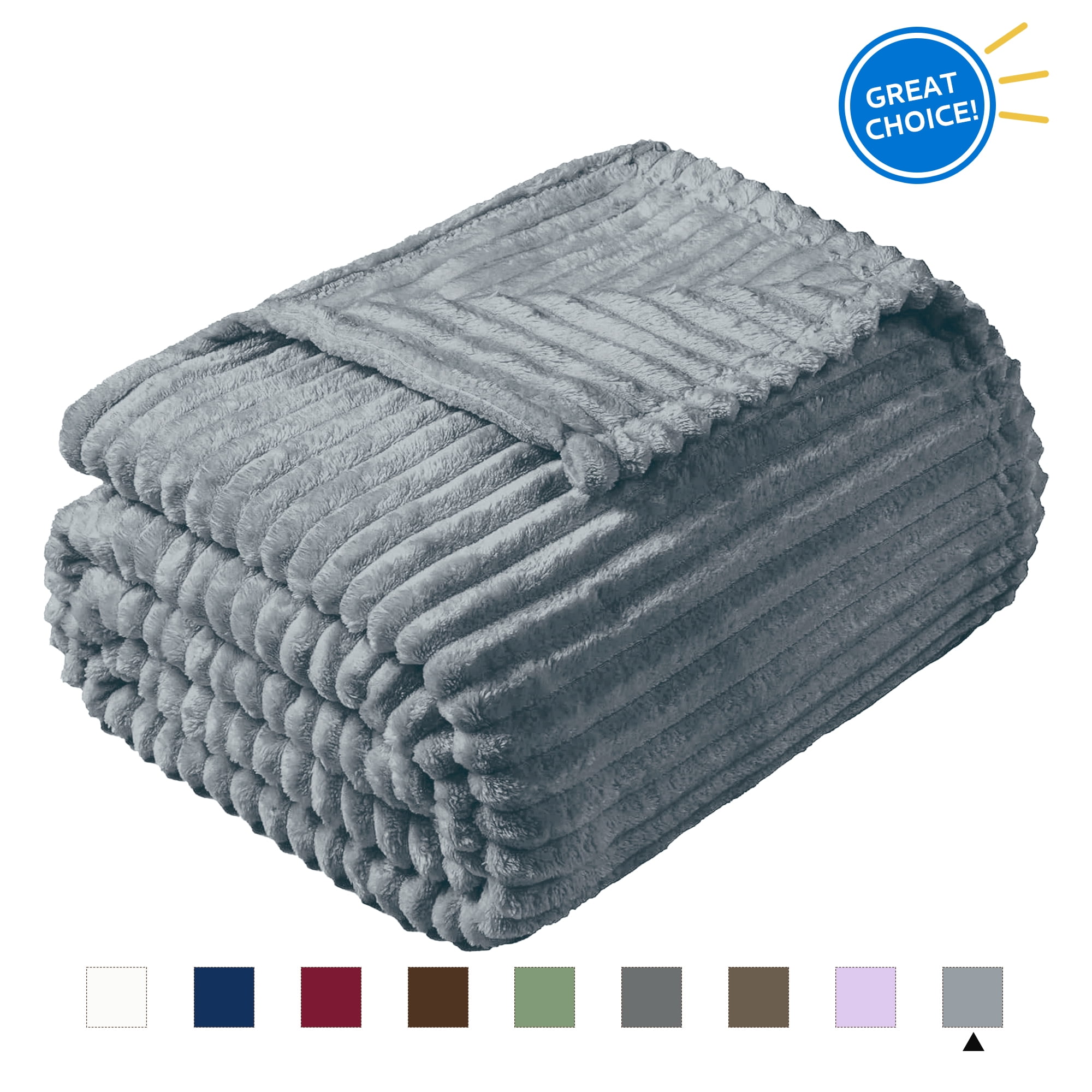 Twin Size Blankets for Beds, Soft Lightweight Fleece Fuzzy Throw ...