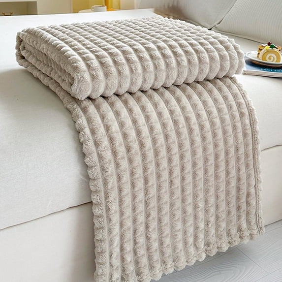 Fleece Throw Blanket for Couch, Ultra Soft and Warm, Lightweight Breathable Fabric, Perfect for Home Decor, Gifts, and All Season Comfort