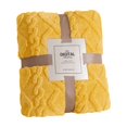 thumbnail image 1 of Fleece Throw Blanket for Couch, Velvet Thickened Jacquard Flannel Blanket Soft Touch Cozy Throw for All Season Home Decor (Ginger), 1 of 8