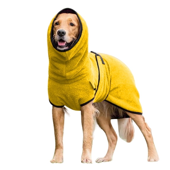Fleece Turtleneck Dog Winter Jacket, Soft Warm Adjustable Dog Coat Vest, Wind‑Resistant Cozy Pet Outfit for Medium Large Extra Large Dogs