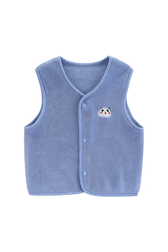 Vest Jacket Cute for Kids Boys Girls Toddler Sleeveless Cartoon Print Coat Winter Windproof Coat Warm Vest Outerwear Coats 6-9 Months