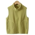 thumbnail image 1 of Fleece Vest ed Sleeveless Outerwear Vests Kids Winter Clothes Girls Size 5-6 Years Clothes, 1 of 6