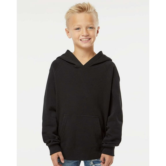 Fleece Youth Special Blend Raglan Hooded Pullover