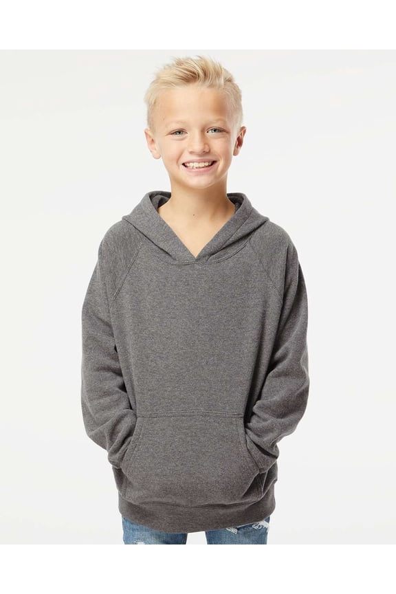 Fleece Youth Special Blend Raglan Hooded Pullover