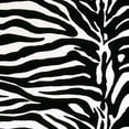 thumbnail image 1 of Fleece Zebra Fleece Fabric Fabric Print by the Yard a19269b, 1 of 1