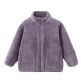 thumbnail image 1 of Zip Up Hoodie Jacket for Kids Boys Girls Coat Lined Children Lightweight Warm Winter Cozy Soft Outer Layer with Comfort Fit Outerwear Coats 8-9 Years, 1 of 2