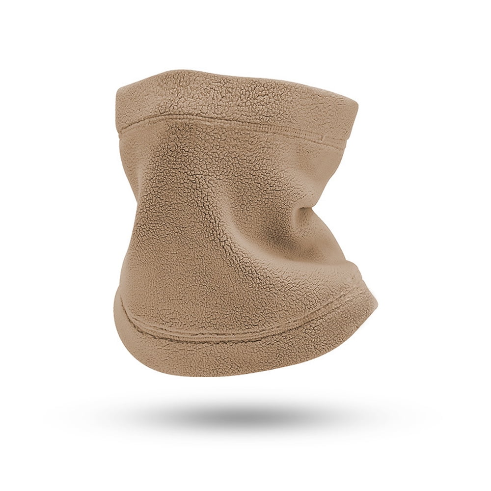 Fleece windbreak ski mask mask tactical hood neck guardDWJ45 Coffee