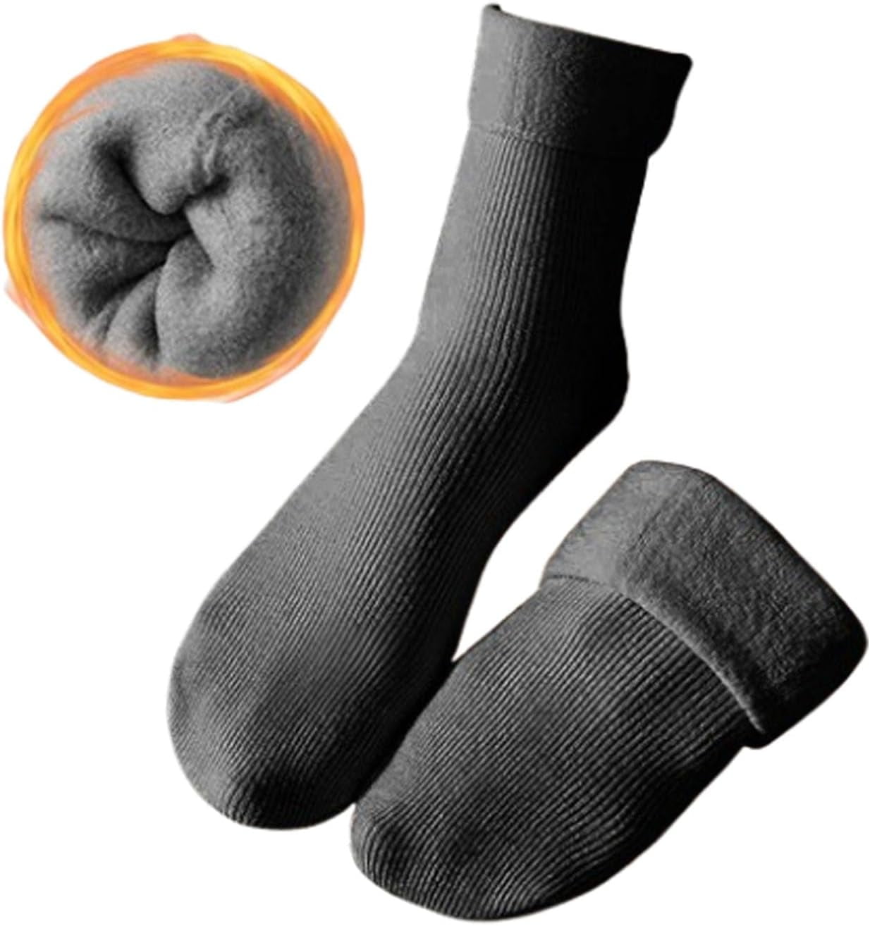 Manlira Women's Fleece Winter Socks - Ultra-Soft Velvet Thermal Socks, 5 Or 10 Pack, One Size Fits Most