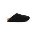 thumbnail image 1 of Fleeced Closed Toe&nbsp;Women's Sliders Clogs in Black, 1 of 3