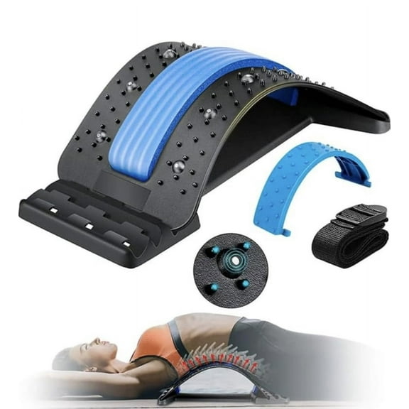 Fleefire Adjustable Back Support Stretcher Device, Lower Back Pain Relief, Back Pain