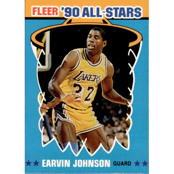 Fleer All-Stars Magic Johnson #4 1990-91