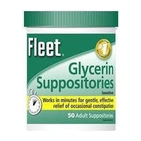Fleet Adult Glycerin Suppositories, 24 Count