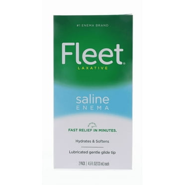 Fleet Adult Saline Enema 4.5 fl oz (Pack of 5)