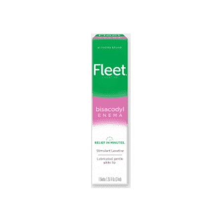 Fleet Bisacodyl Enema Soft & Flexible Comfortip, Latex Free, 1.25oz, 2-Pack