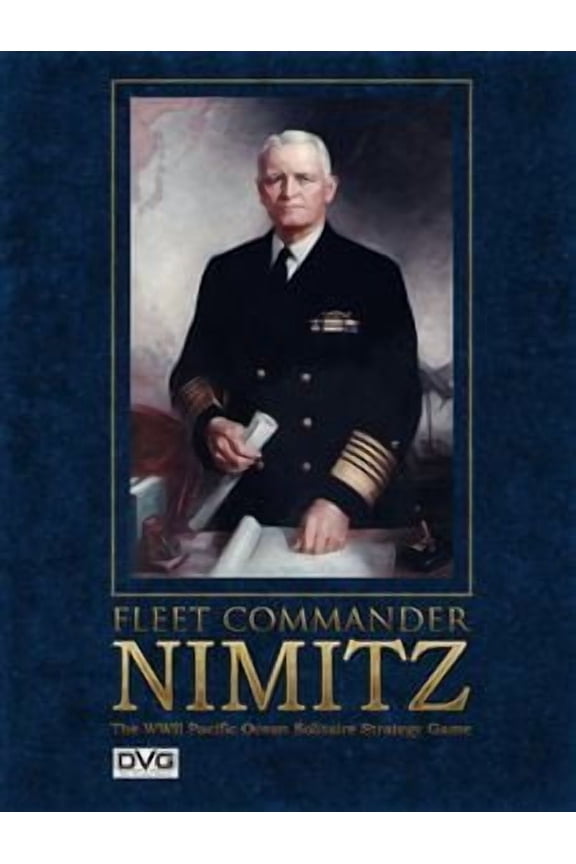 Fleet Commander Nimitz The WWII Pacific Ocean Solitaire Strategy Game DVG 022