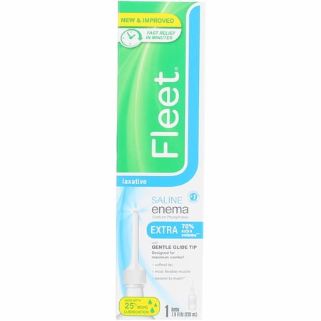 Fleet Extra Cleansing & Relief Enema 7.80 oz (Pack of 4)