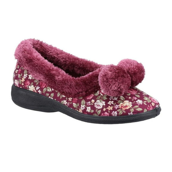 Fleet & Foster Womens Goldfinch Floral Slippers