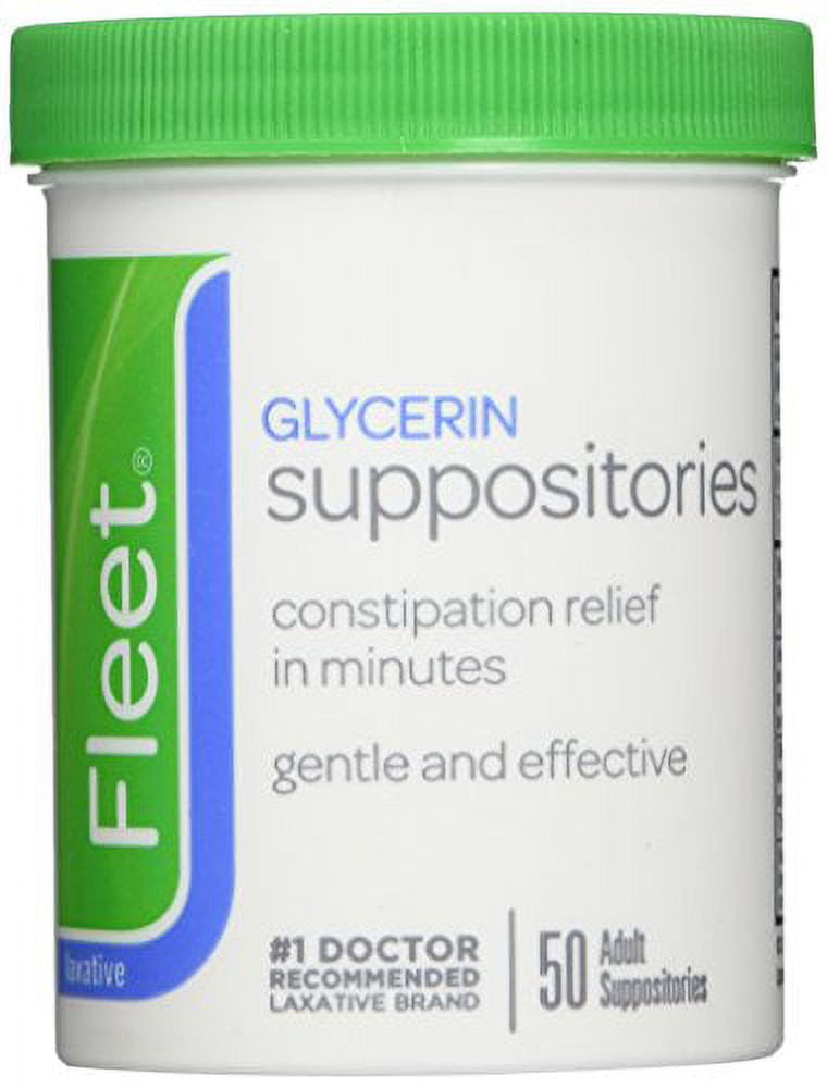 Fleet Laxative Glycerin Suppositories Adult Constipation Relief