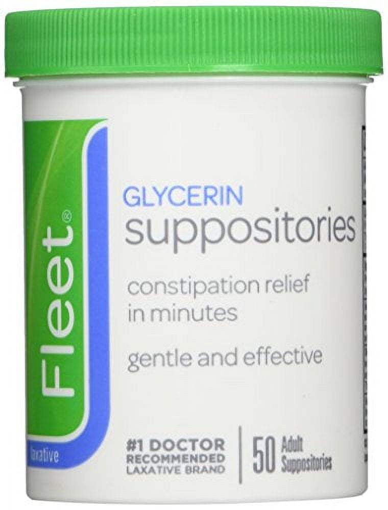 Fleet - Fleet, Suppositories, Liquid Glycerin, Laxative, Adult, 4 Pack (4  count), Shop