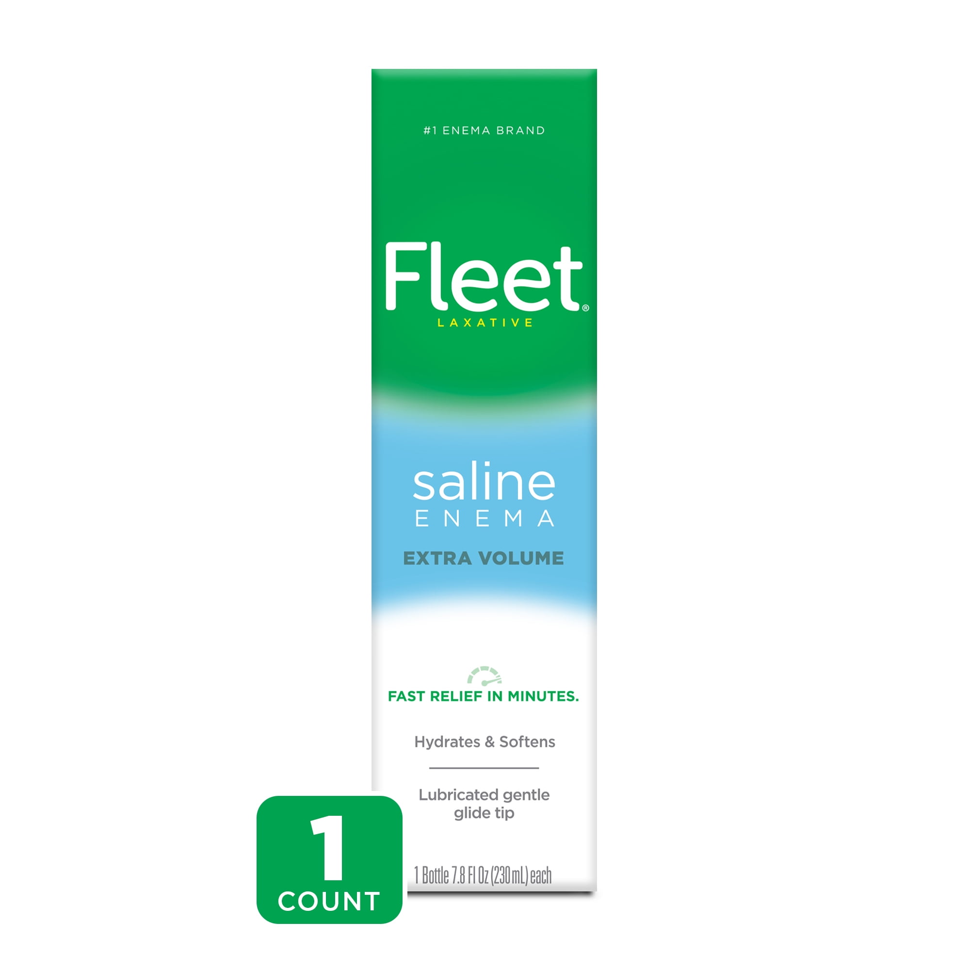 CB Fleets & Co Fleet Enema, Ready-to-Use Saline Laxative 7.8 fl oz (230  ml)
