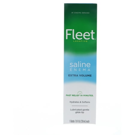 Fleet Laxative Saline Enema, 7.8 Fl Oz (Pack of 6)