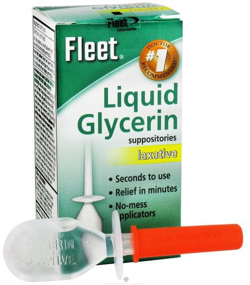 Fleet Liquid Glycerin Suppositories 7-1/2 Ml, Hyperosmotic Laxative, D –  Save Rite Medical
