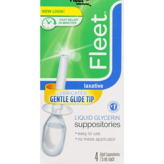 Fleet Liquid Glycerin Suppositories (Pack of 24)