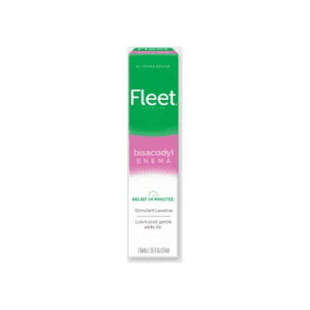 Fleet Stimulant Laxative Bisacodyl Enema Ready To Use, 1.25 Oz