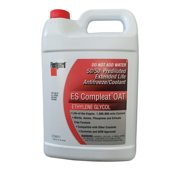 Fleetguard CC36077 Life-of-the-Engine, Superior Pitting Protection Antifreeze & Coolant