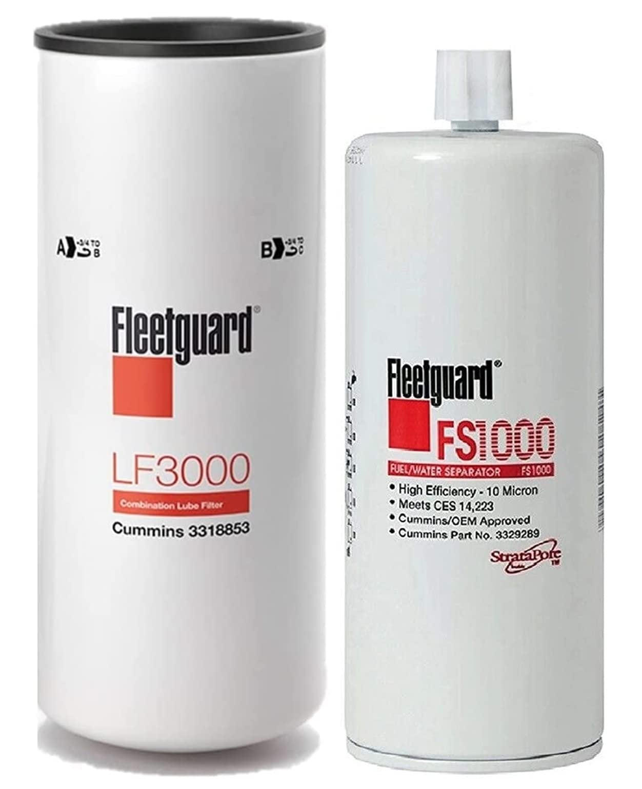 Fleetguard Maintenance Kit For Cummins LF3000 - FS1000 - Walmart.com