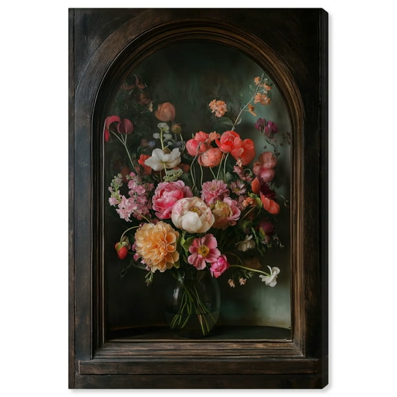 Fleeting Elegance Canvas Gothic Floral Art by Art Remedy, Gallery Wrapped, 16" x 24"