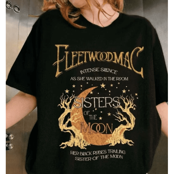 Fleetwood Mac Sisters of the Moon Vintage Music Rock Graphic T-Shirt ...