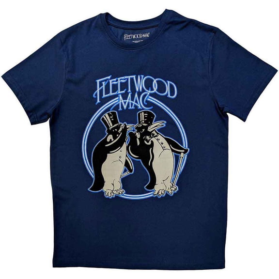Fleetwood Mac Unisex T-Shirt: Penguins (X-Large)