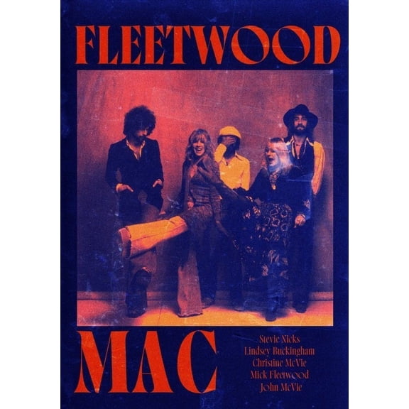 Fleetwood Mac Vintage Group Music Photo Poster