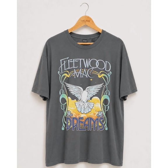 Fleetwood Mac Vintage Rock Band Oversized Graphic T-Shirt