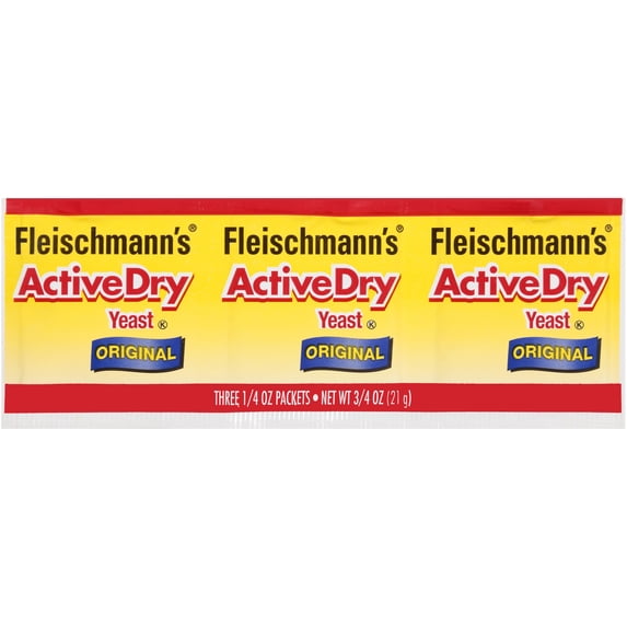 Fleischmann's ActiveDry Original Yeast 3 ct Package