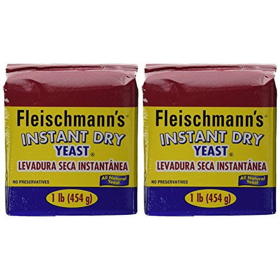 Fleischmann's Instant Yeast - .. .. 2/16 Oz. Bags ..
