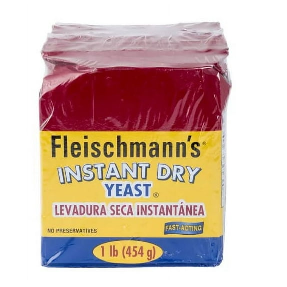 Fleischmann's Instant Yeast - 2 pack/each 16 oz. bags