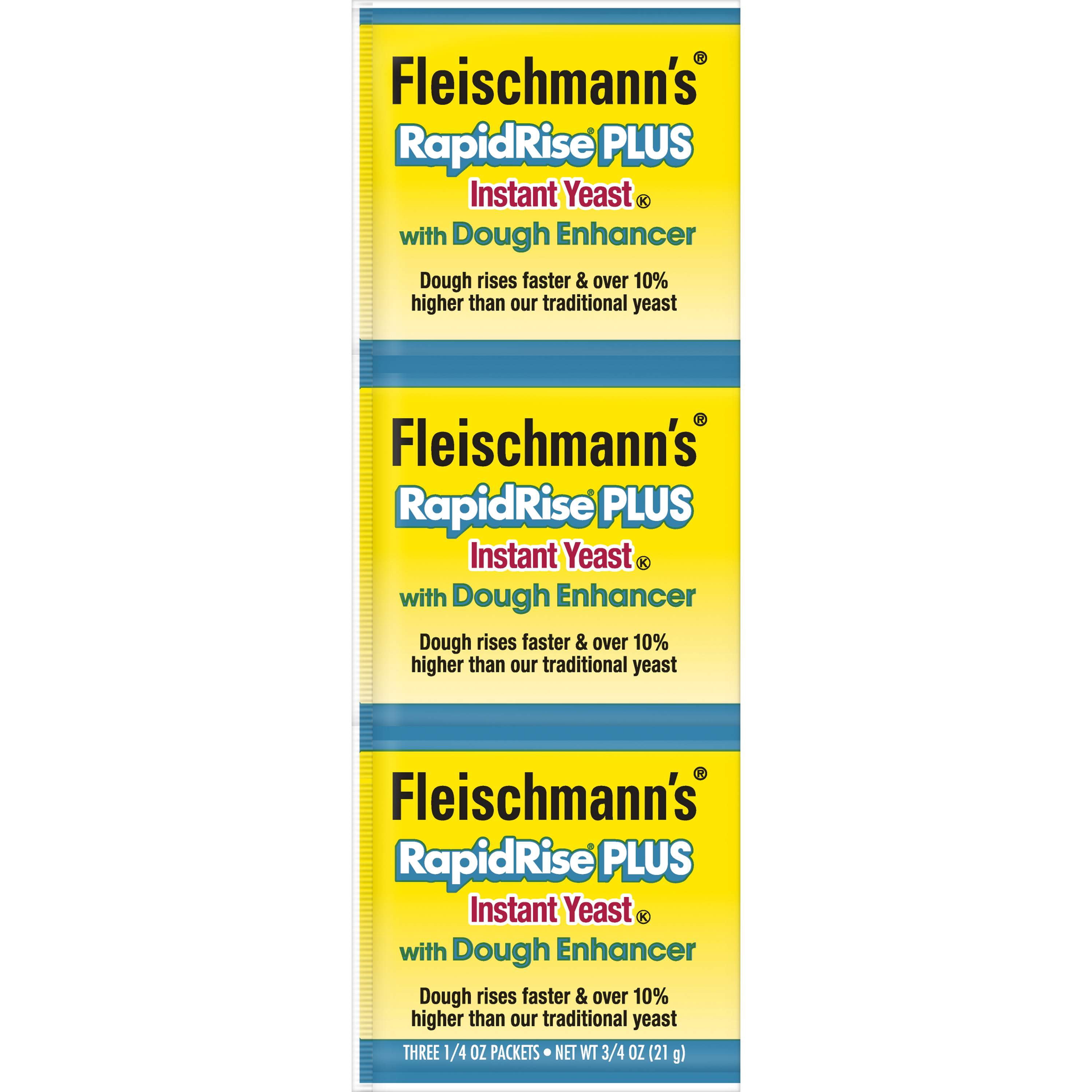Fleischmanns Rapid Rise Plus Instant Yeast (Dough Enhancer) - Walmart.com