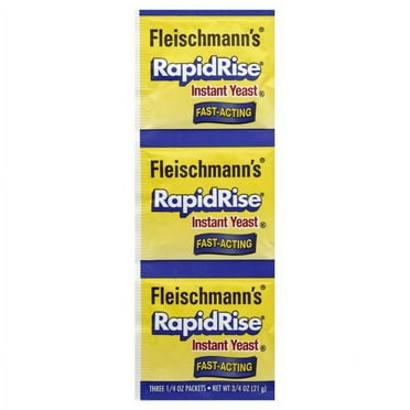 Fleischmann's RapidRise Instant Yeast, 1/4 oz, 3 Count