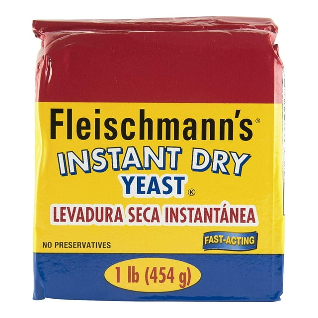 Fleischmann’s Yeast, Fleischmann’s Instant Dry Yeast, 16 Ounce 1 Pack