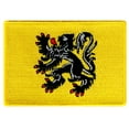 thumbnail image 1 of Flemish Flanders Flag Embroidered Iron-on Patch, 1 of 1