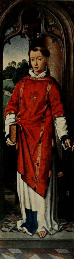Flemish & German Masterpieces St John Baptist Canvas Art - Hans Memling (18 x 24)