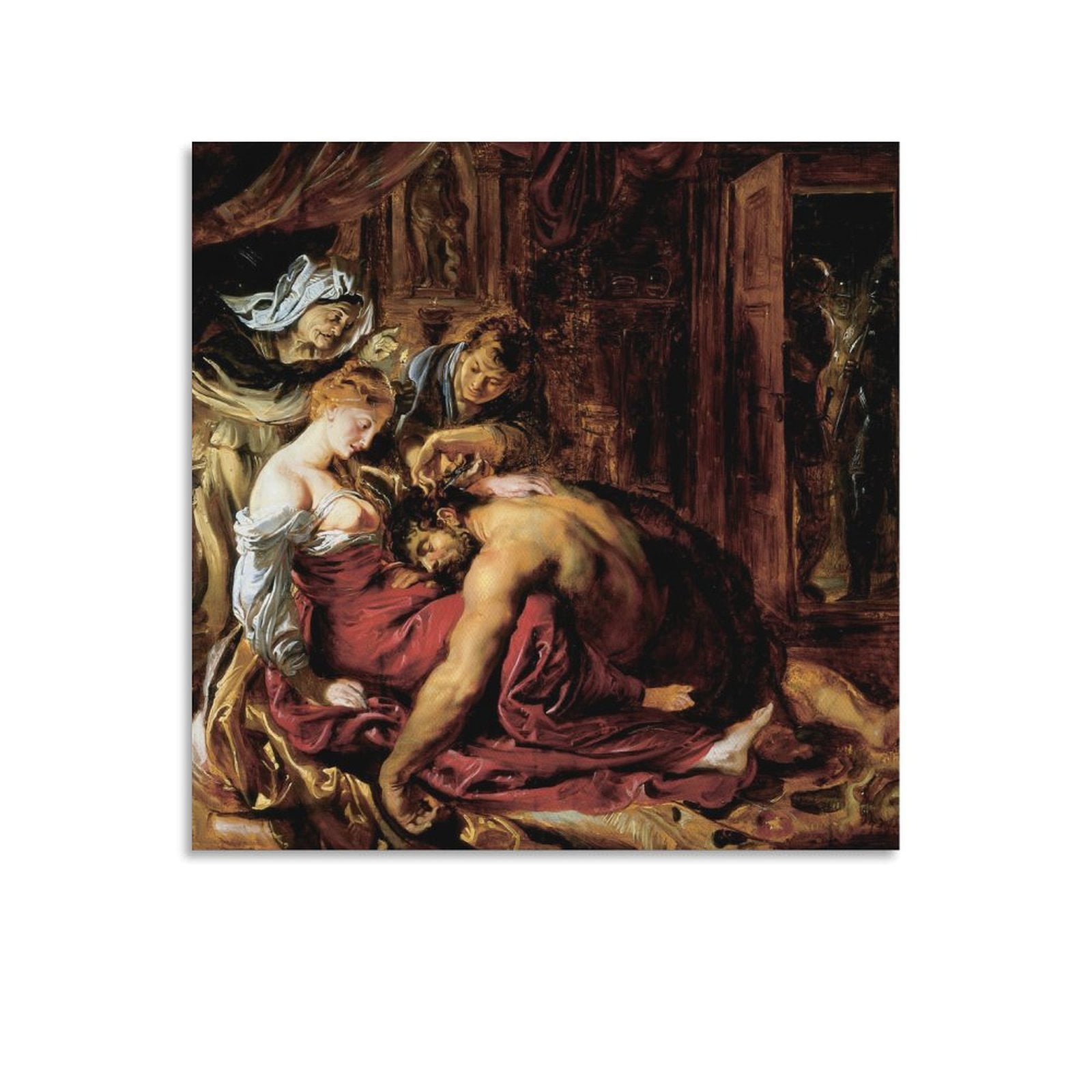 Flemish Painter Peter Paul Rubens Samson And Delilah Poster Picture ...