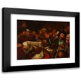 thumbnail image 1 of Flemish School 14x12 Black Modern Framed Museum Art Print Titled - Tavern Scene (17th Century), 1 of 5