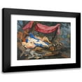 thumbnail image 1 of Flemish School 18x14 Black Modern Framed Museum Art Print Titled - A Satyr Leering at Sleeping Nymphs (circa 1700), 1 of 5