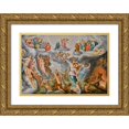 thumbnail image 1 of Flemish School 24x18 Gold Ornate Framed and Double Matted Museum Art Print Titled - The Last Judgement (17th Century), 1 of 4