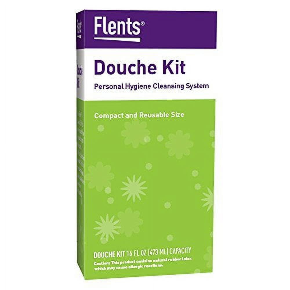 Flents Douche Kit, Compact, SE33 Reusable, Great for Travel, 16 fl oz