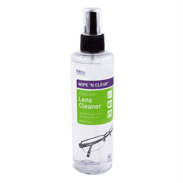Flents Ezy Dose Flents Wipe 'n Clear Spray Lens Cleaner, 8 fl oz spray bottle