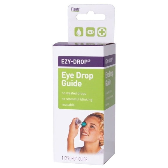 Flents Ezy Drop Eye Drop Guide Reusable, No Wasted Drops or Stressful Blinking